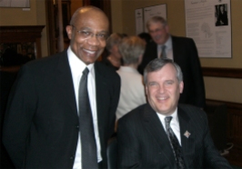 Hamlin Grange with the Honourable David C. Onley at the Lieutenant Governor reception to launch AFP diversity initiative